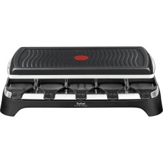Tefal RE 4588 Raclettegrill - Rustfrit Stål i Sort | Skab Uforglemmelige Madoplevelser!