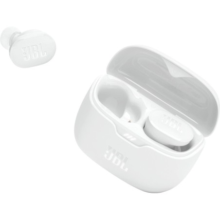 JBL TUNE Buds Trådløse Øretelefoner - Hvid | Fantastisk Lyd & Komfort i Ét!