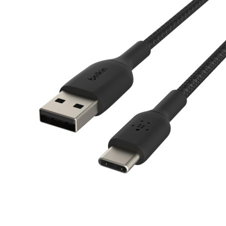 Belkin USB Kabel 015 M - USB A til USB C, Hurtig & Holdbar forbindelse | CAB002BT0MBK