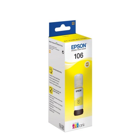 Epson 106 Gul 1900 fotos Blækbeholder C13T00R440