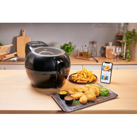 Tefal ActiFry Extra FZ722 Airfryer 1.5kW - Sund og Hurtig Madlavning i Stilfuld Sort!
