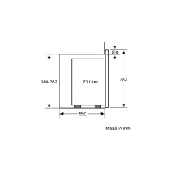 Bosch Serie | 6 BFL524MW0 Mikrobølgeovn Hvid