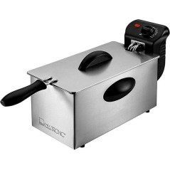 Clatronic Fritureapparat 3liter 2kW Rustfrit stål/sort
