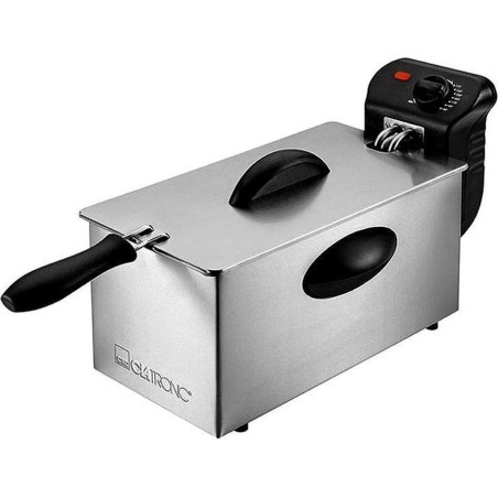 Clatronic Fritureapparat 3liter 2kW Rustfrit stål/sort
