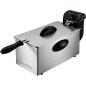 Clatronic Fritureapparat 3liter 2kW Rustfrit stål/sort Clatronic Fritureapparat 3liter 2kW Rustfrit stål/sort