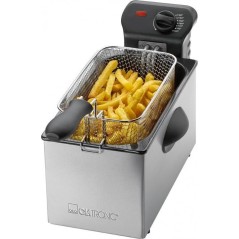 Clatronic Fritureapparat 3L/25L - Rustfrit Stål til Perfekte Pommes Frites og Lækre Retter!