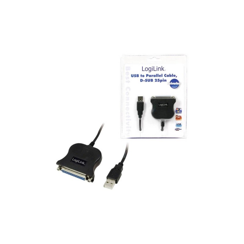 LogiLink Parallel adapter USB Kabling LogiLink Parallel adapter USB Kabling