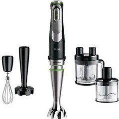 Braun Multiquick 9 MQ 9187XLI Stavblender - Premium Sortbørstet Rustfrit Stål til Professionelle Resultater