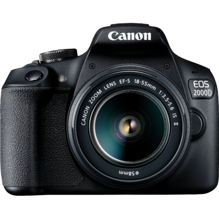 Køb Canon EOS 2000D BK 18-55 IS II EU26 SLR Kamera Kit – Fantastisk billede og nem betjening! Varenummer: 4549292111859