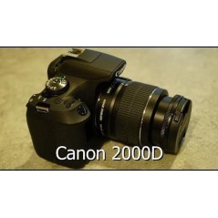 Køb Canon EOS 2000D BK 18-55 IS II EU26 SLR Kamera Kit – Fantastisk billede og nem betjening! Varenummer: 4549292111859