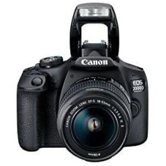 Køb Canon EOS 2000D BK 18-55 IS II EU26 SLR Kamera Kit – Fantastisk billede og nem betjening! Varenummer: 4549292111859