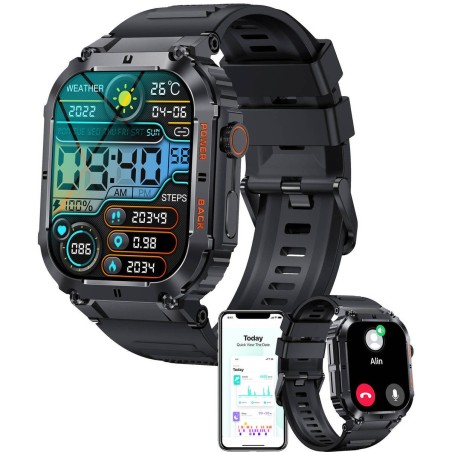 Køb DENVER SWC-191 Sort Smart Ur - Smart, Stilrent & Funktionelt Design!