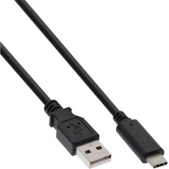 USB-A til USB-C adapterkabel 20, sort, 3m - Kvalitet og fleksibilitet i ét!