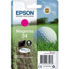 Epson 34 Magenta 300 sider Blæk C13T34634010
