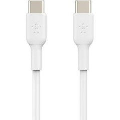Belkin BOOST CHARGE USB Type-C Kabel 1m Hvid - Hurtig Opladning & Holdbar Kvalitet