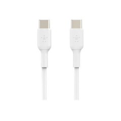 Belkin BOOST CHARGE USB Type-C Kabel 1m Hvid - Hurtig Opladning & Holdbar Kvalitet