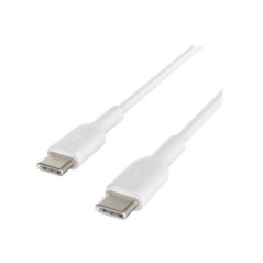 Belkin BOOST CHARGE USB Type-C Kabel 1m Hvid - Hurtig Opladning & Holdbar Kvalitet