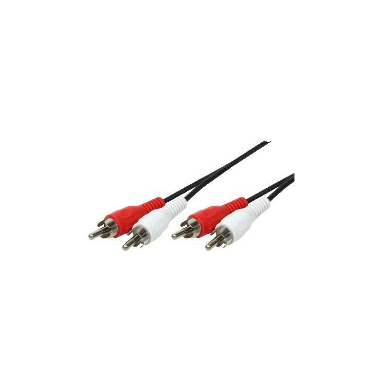 LogiLink 2xRCA - 2xRCA, 2.5m audio