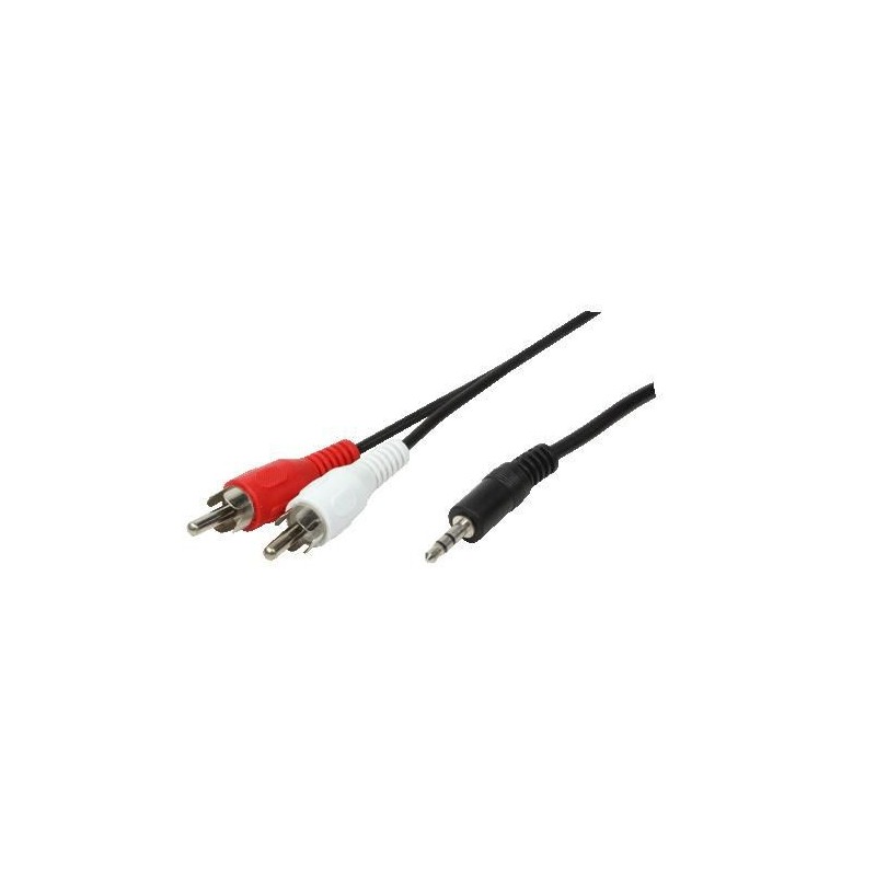 LogiLink Audio cable, 3.5 mm 3-pin/M