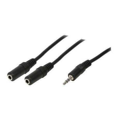 LogiLink AudioVerl 1x 35mm - 2x | Kvalitets lydforbindelse til optimal oplevelse - CA1046