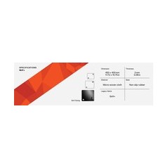 "SteelSeries QCK Large Mousepad - Ultimate Precision for Gamers | Premium Quality & Sleek Design"