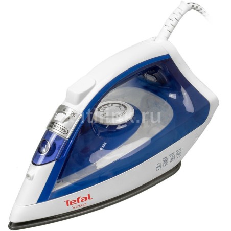 Tefal Virtuo FV1711 Dampstrygejern 1800W Blå Hvid