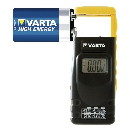 Varta Battery Tester Black Yellow - Præcis Testning af Batterier med Kvalitet og Pålidelighed