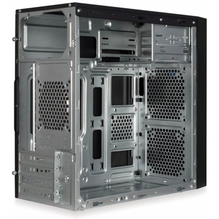 Inter-Tech IT-6505 Reto Trn Micro-ATX Kabinet - Ingen Strømforsyning - Stilfuld og Pladsbesparende Sort Design!