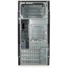 Inter-Tech IT-6505 Reto Trn Micro-ATX Kabinet - Ingen Strømforsyning - Stilfuld og Pladsbesparende Sort Design!
