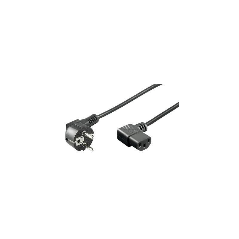Goobay POWER CABLE 3M ANGLED -
