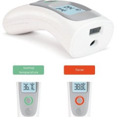 Køb Terraillon Hvidgr Termometer THERMO DISTANCE - Præcise målinger og stilfuldt design!