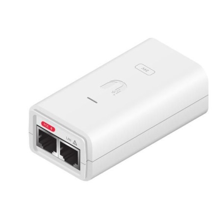 Ubiquiti PoE Injector 24V 12W Gbit Hvid - Effektiv Strømforsyning til Netværksenheder