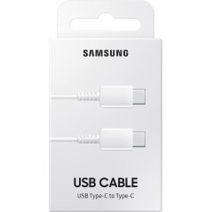 Køb Samsung USB 20 USB Type-C Kabel 1m Hvid - Hurtig opladning & høj kvalitet - Varenr. 8806090144059