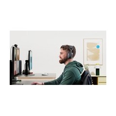 Logitech Zone Vibe Wireless Trådløs Headset - Sort - Komfort, Kvalitet og Frihed!