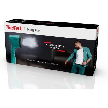Tefal Pure Pop DT2024E1 Håndholdt Stofdamper 1300W - Effektiv, Praktisk og Brugervenlig - Gør Din Strygning Let!