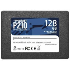 Patriot SSD P210 128GB - Hurtig og Pålidelig 25 SATA-600 Lagring | 0814914026847