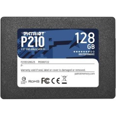 Patriot SSD P210 128GB - Hurtig og Pålidelig 25 SATA-600 Lagring | 0814914026847