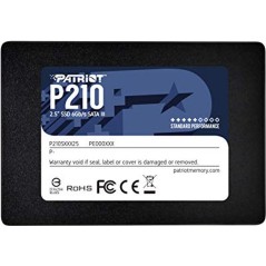 Patriot SSD P210 128GB - Hurtig og Pålidelig 25 SATA-600 Lagring | 0814914026847