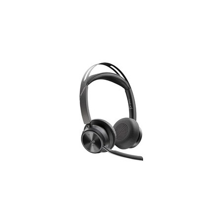 Poly Voyager Focus 2 Trådløst Headset Sort - Optimal Lydkvalitet og Komfort til Professionel Brug