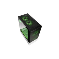 Kolink Observatory MX Mesh ARGB Trn ATX - Elegant Sort/Hvid Kabinet uden Strømforsyning til Optimal Luftstrøm og Stil