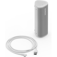 Køb Sonos ROAM SL Bluetooth Højtaler - Hvid | Ultimativ Lydoplevelse & Bærbar Design
