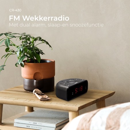 "Køb Denver Cr-430Mk2 Vækkeur Radio - Elegance Møder Funktionalitet!"
