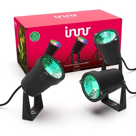INNR Lighting Udendørs Spotlights - OSL 132C - 3 Spotlights til Lysende Uderum