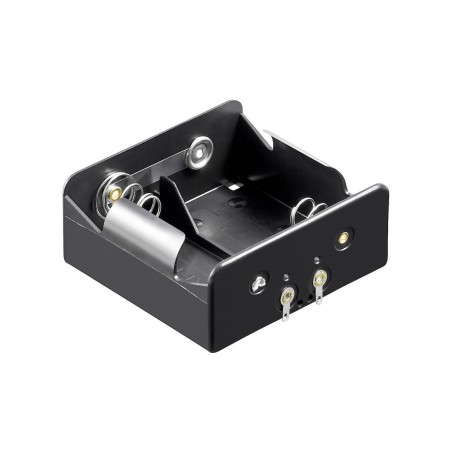 Goobay 2x D Mono Batteriholder - Sikr Dine Batterier Med Kvalitetsopbevaring! Varenr: 4040849110337