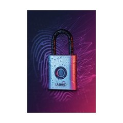 "ABUS Touch 5750 Hængelås Biometrisk - Sikkerhed med Fingeraftryk - Varenr. 4003318625817"