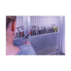 "ABUS Touch 5750 Hængelås Biometrisk - Sikkerhed med Fingeraftryk - Varenr. 4003318625817"