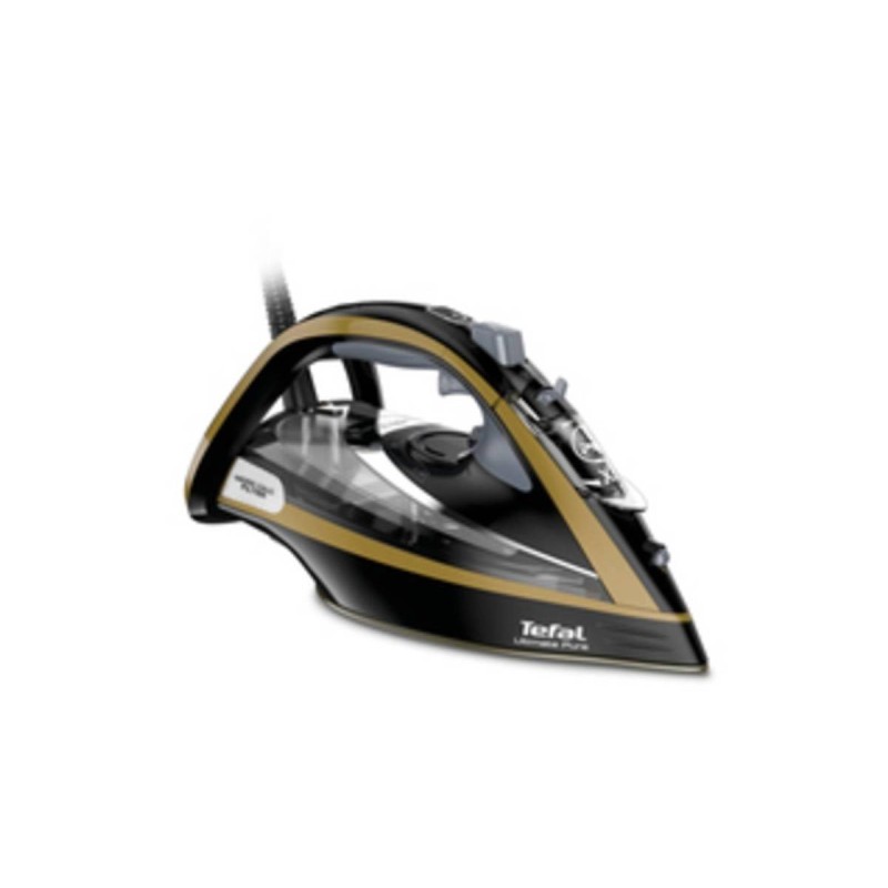 Tefal Ultimate Pure FV9865E0 Dampstrygejern 3000W Sort Guld Tefal Ultimate Pure FV9865E0 Dampstrygejern 3000W Sort Guld