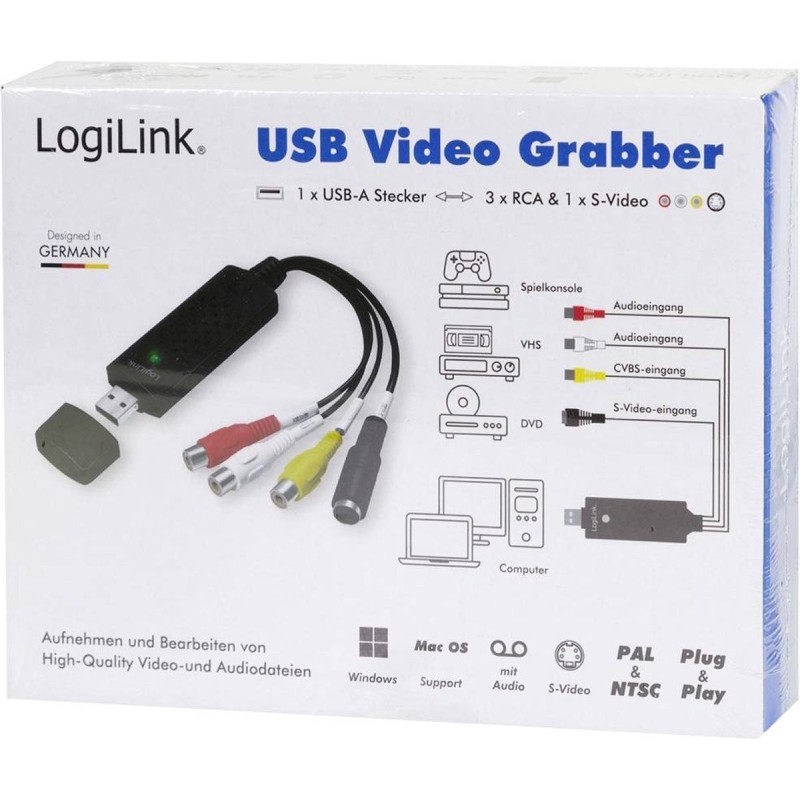 LogiLink videooptagelsesadapter - USB 2.0 LogiLink videooptagelsesadapter - USB 2.0