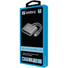 Sandberg USB-C HDMI USB Dockingstation