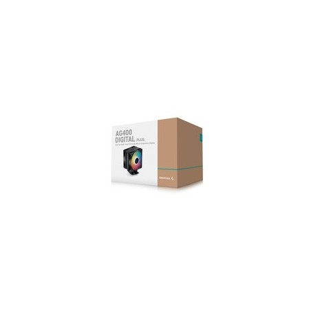 Deepcool AG400 DIGITAL PLUS CPU Køler 1-pack Sort 120 mm